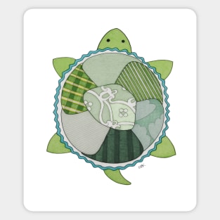 Key Lime Turtle Sticker